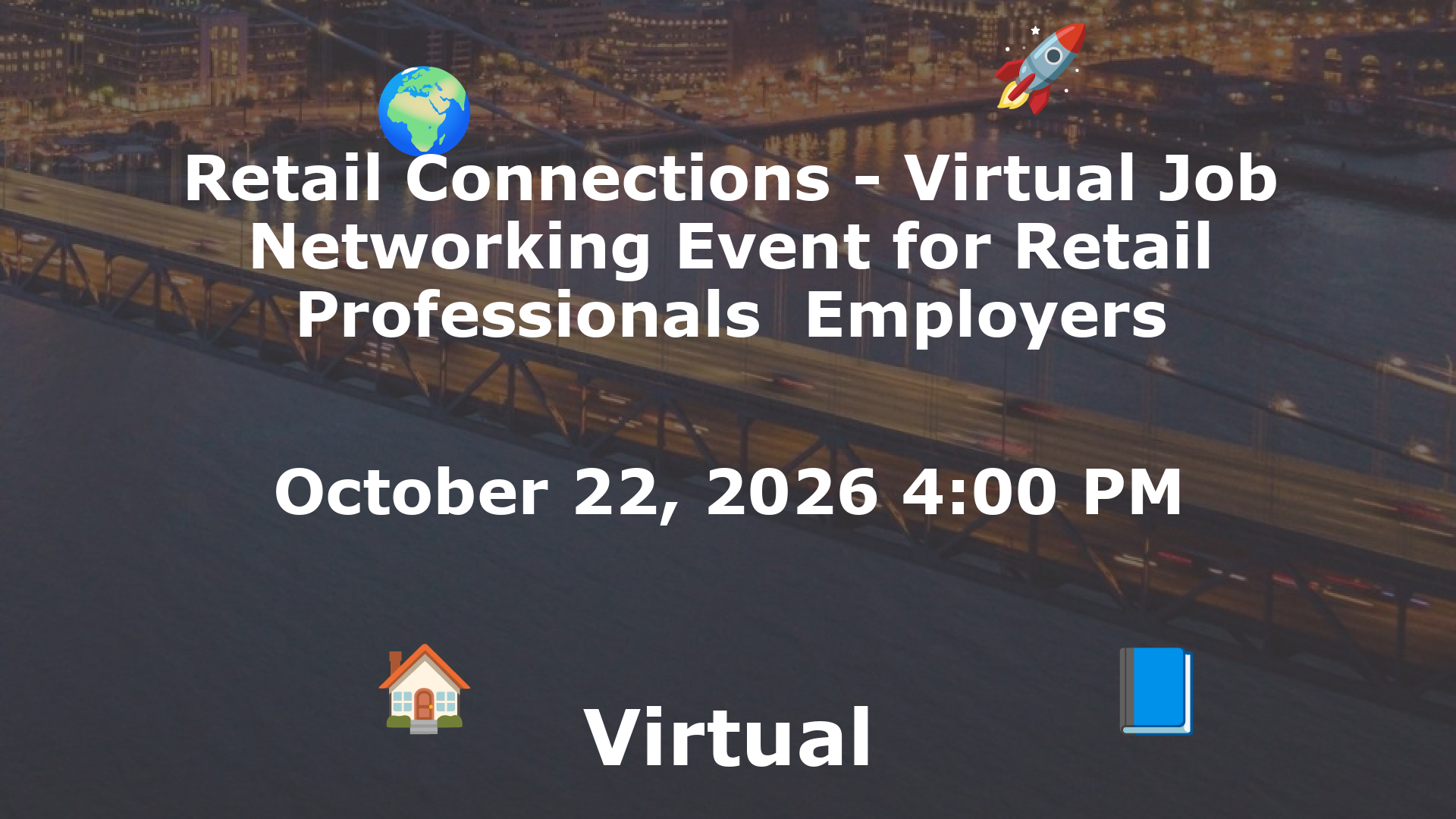Retail Connections - Virtual Job  Networking Event for Retail Professionals  Employers event image